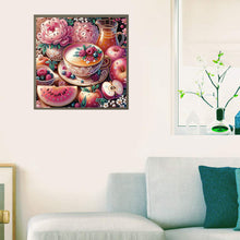 Load image into Gallery viewer, Diamond Painting - Partial Special Shaped - Fruit afternoon tea (40*40CM)
