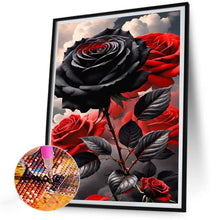 Load image into Gallery viewer, Diamond Painting - Full Round - dark rose (30*40CM)
