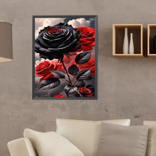 Load image into Gallery viewer, Diamond Painting - Full Round - dark rose (30*40CM)
