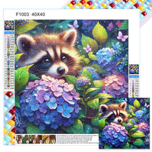 Load image into Gallery viewer, Diamond Painting - Full Square - raccoon (40*40CM)
