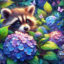 Load image into Gallery viewer, Diamond Painting - Full Square - raccoon (40*40CM)
