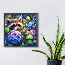 Load image into Gallery viewer, Diamond Painting - Full Square - raccoon (40*40CM)
