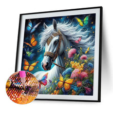 Load image into Gallery viewer, Diamond Painting - Full Square - white horse (40*40CM)
