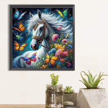 Load image into Gallery viewer, Diamond Painting - Full Square - white horse (40*40CM)

