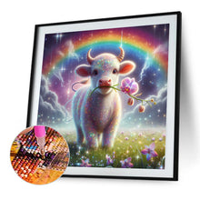 Load image into Gallery viewer, Diamond Painting - Full Square - White cow (40*40CM)

