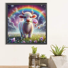 Load image into Gallery viewer, Diamond Painting - Full Square - White cow (40*40CM)
