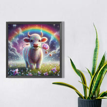 Load image into Gallery viewer, Diamond Painting - Full Square - White cow (40*40CM)
