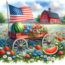 Load image into Gallery viewer, Diamond Painting - Full Square - Independence day garden (40*40CM)
