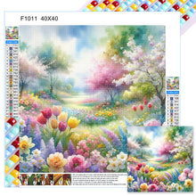 Load image into Gallery viewer, Diamond Painting - Full Square - spring garden (40*40CM)

