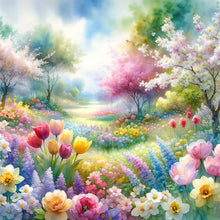 Load image into Gallery viewer, Diamond Painting - Full Square - spring garden (40*40CM)
