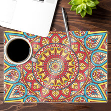 Load image into Gallery viewer, Diamond Painting Placemat Mandala Pattern DIY Diamond Art Placemat for Beginners
