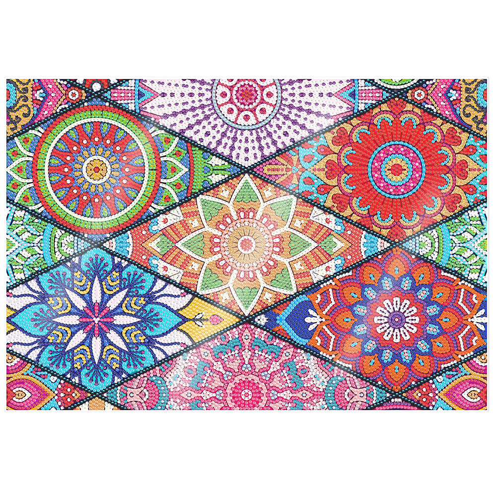 Diamond Painting Placemat Mandala Pattern DIY Diamond Art Placemat for Beginners