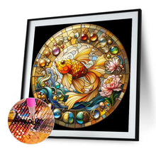 Load image into Gallery viewer, Diamond Painting - Full Square - glass art goldfish (40*40CM)
