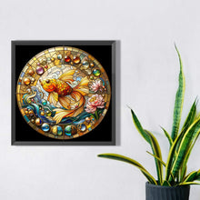 Load image into Gallery viewer, Diamond Painting - Full Square - glass art goldfish (40*40CM)
