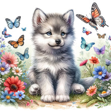 Load image into Gallery viewer, Diamond Painting - Full Square - wolfdog (40*40CM)
