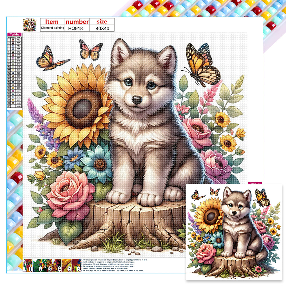 Diamond Painting - Full Square - husky (40*40CM)