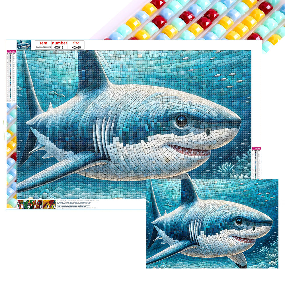 Diamond Painting - Full Square - Marine life¡¤Shark (40*60CM)