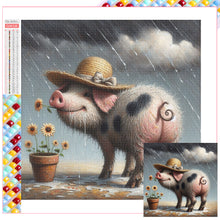 Load image into Gallery viewer, Diamond Painting - Full Square - piggy (30*30CM)
