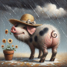 Load image into Gallery viewer, Diamond Painting - Full Square - piggy (30*30CM)
