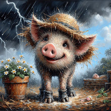 Load image into Gallery viewer, Diamond Painting - Full Square - piggy (30*30CM)
