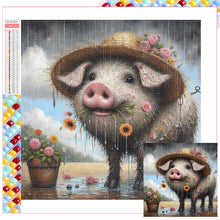 Load image into Gallery viewer, Diamond Painting - Full Square - piggy (30*30CM)
