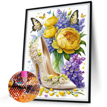 Load image into Gallery viewer, Diamond Painting - Full Square - High heels and flowers (30*40CM)
