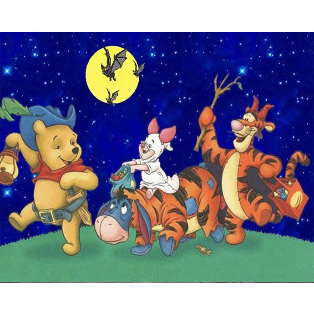 Diamond Painting - Full Round - Winnie the Pooh (50*40CM)