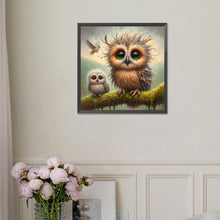 Load image into Gallery viewer, Diamond Painting - Full Square - owl (30*30CM)
