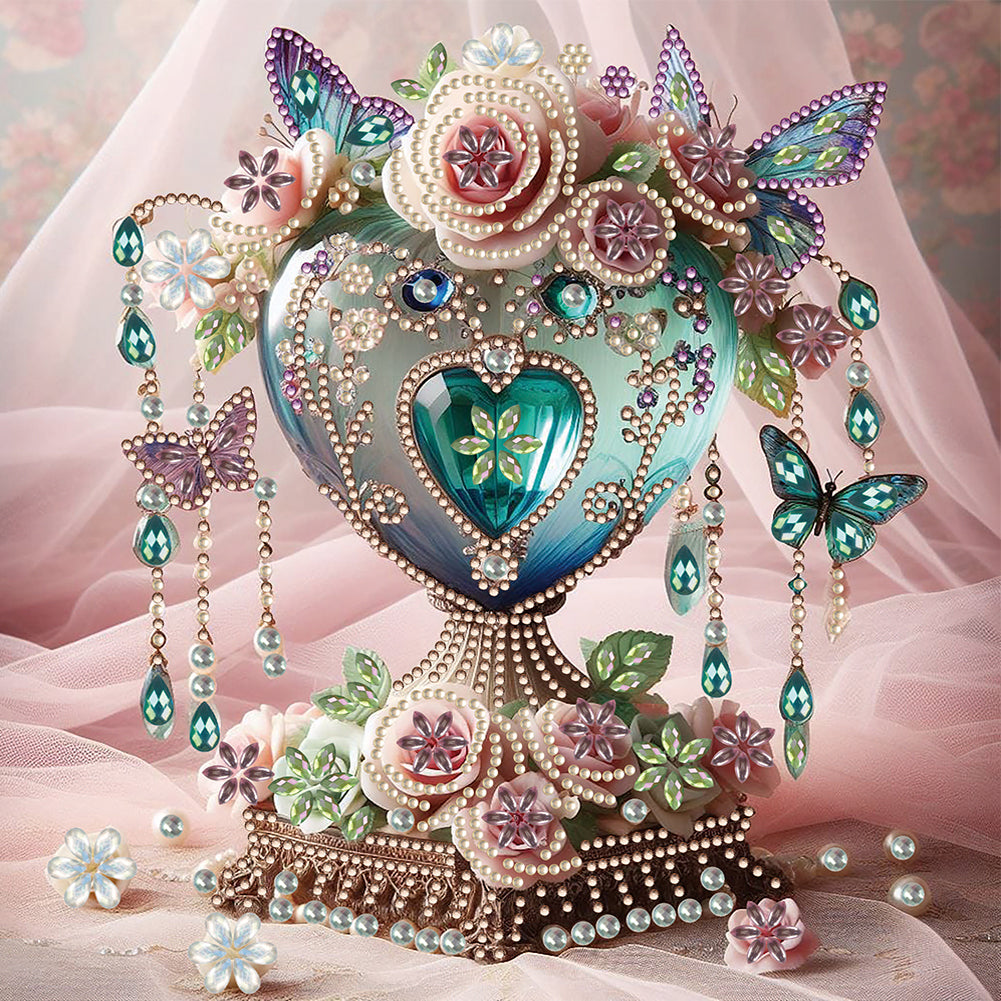 Diamond Painting - Partial Special Shaped - crystal butterfly (30*30CM)