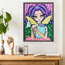 Load image into Gallery viewer, Diamond Painting - Full Round - firefly girl (30*40CM)
