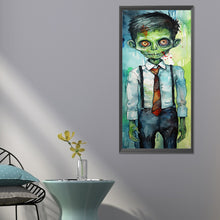 Load image into Gallery viewer, Diamond Painting - Full Round - Zombie in tie and blazer (30*70CM)
