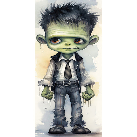 Diamond Painting - Full Round - scary boy (30*70CM)