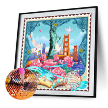 Load image into Gallery viewer, AB Diamond Painting - Full Round - new york landscape (40*40CM)
