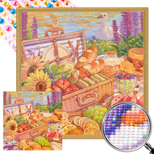 Load image into Gallery viewer, AB Diamond Painting - Full Round - summer picnic (40*40CM)
