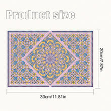 Load image into Gallery viewer, 2Pcs Mandala Diamond Painting Placemat Rectangular Diamond Dot Kits for Home
