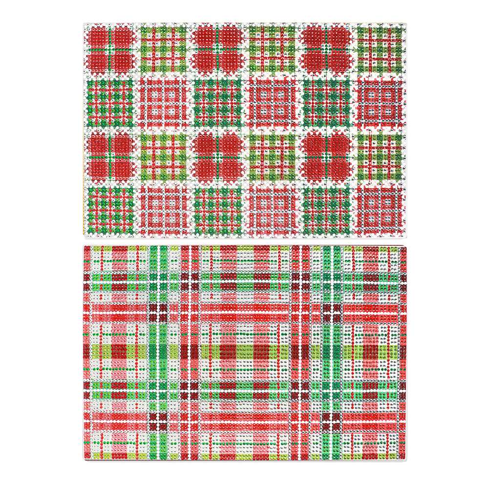 2Pcs Mandala Diamond Painting Placemat Rectangular Diamond Dot Kits for Home