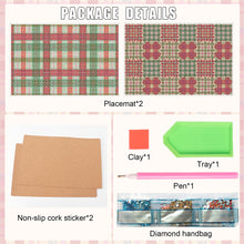 Load image into Gallery viewer, 2Pcs Mandala Diamond Painting Placemat Rectangular Diamond Dot Kits for Home
