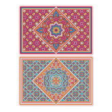 Load image into Gallery viewer, 2Pcs Mandala Diamond Painting Placemat Rectangular Diamond Dot Kits for Home
