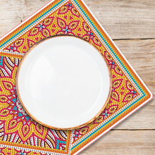 Load image into Gallery viewer, 2Pcs Mandala Diamond Painting Placemat Rectangular Diamond Dot Kits for Home
