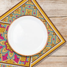 Load image into Gallery viewer, 2Pcs Mandala Diamond Painting Placemat Rectangular Diamond Dot Kits for Home
