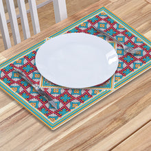 Load image into Gallery viewer, 2Pcs Mandala Diamond Painting Placemat Rectangular Diamond Dot Kits for Home
