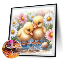 Load image into Gallery viewer, AB Diamond Painting - Full Round - flower duck (40*40CM)
