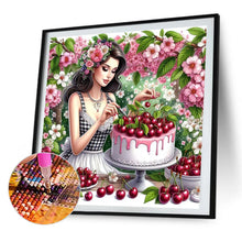 Load image into Gallery viewer, AB Diamond Painting - Full Round - cooking woman (40*40CM)
