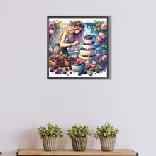 Load image into Gallery viewer, AB Diamond Painting - Full Round - cooking woman (40*40CM)
