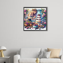 Load image into Gallery viewer, AB Diamond Painting - Full Round - cooking woman (40*40CM)
