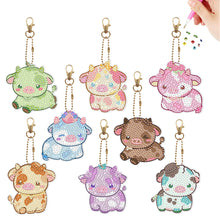 Load image into Gallery viewer, PVC Double Sided Special Shaped Cartoon Pattern Full Drill Keyring for Beginners
