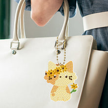 Load image into Gallery viewer, PVC Double Sided Special Shaped Cartoon Pattern Full Drill Keyring for Beginners
