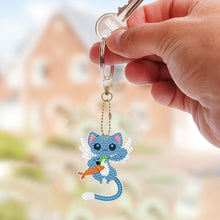 Load image into Gallery viewer, PVC Double Sided Special Shaped Cartoon Pattern Full Drill Keyring for Beginners
