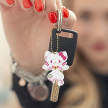 Load image into Gallery viewer, PVC Double Sided Special Shaped Cartoon Pattern Full Drill Keyring for Beginners
