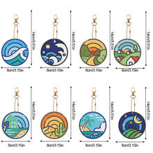 Load image into Gallery viewer, PVC Double Sided Special Shaped Cartoon Pattern Full Drill Keyring for Beginners
